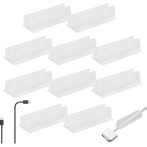 Clips pour néon LED, lot de 10, transparent, pour intérieur (1/5)