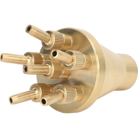 Buse de fontaine en cuivre à jet direct, tête d'arrosage universelle réglable pour piscine et jardin G1 pouce