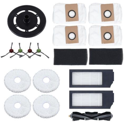 BARKBUSTERS Ensemble d'accessoires pour balayeuse, brosse principale, brosse latérale, filtre, chiffon, sac à poussière, module de lavage, X1 Omni Turbo (1/5)
