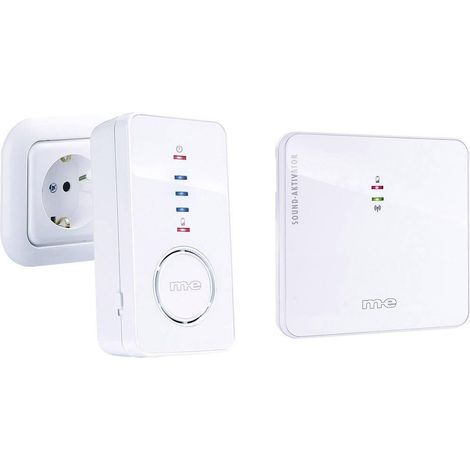 M-E Modern Electronics 41156 Timbre inalámbrico blanco