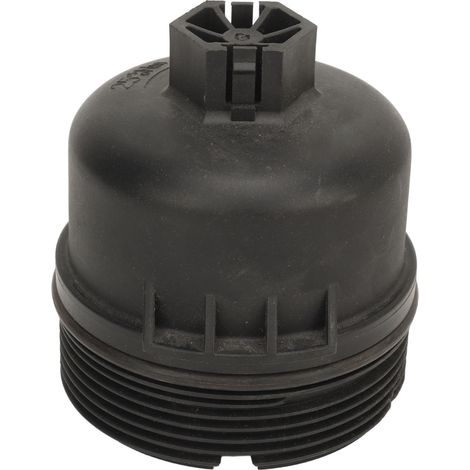 Ortviai Cache-filtre à huile moteur 1103L7 pour Peugeot 206 CC, 206 et 207 Break – plastique noir résistant (1/5)