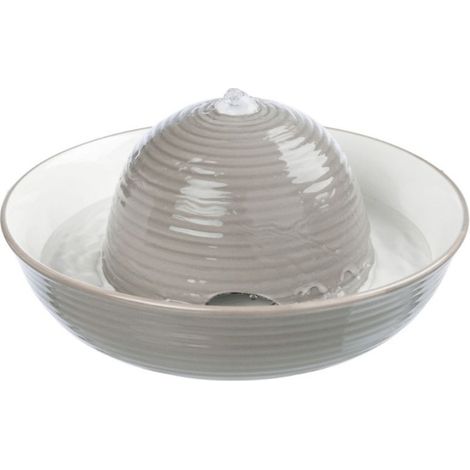 Trixie Vital Flow fontaine à eau gris et blanc 1,5L (1/2)