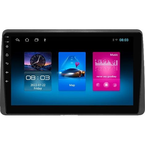 CarPlay, Touchscreen, Supporto multimediale, compatibile con Renault Duster HM 2 II 2020-2021, Arkana 1 I 2019-2021, T0 (1/2)