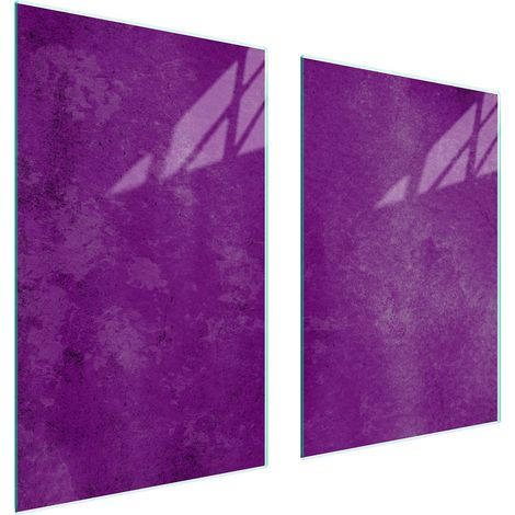 GLASSCHUTZPLATTE FÜR KÜCHE 65x52 LILA (1/5)