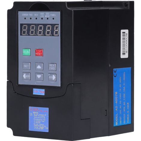 Einphasen-Frequenzumrichter, 95–135 V Eingang, dreiphasiger 110 V Ausgang, 0,75 kW, A2-4007