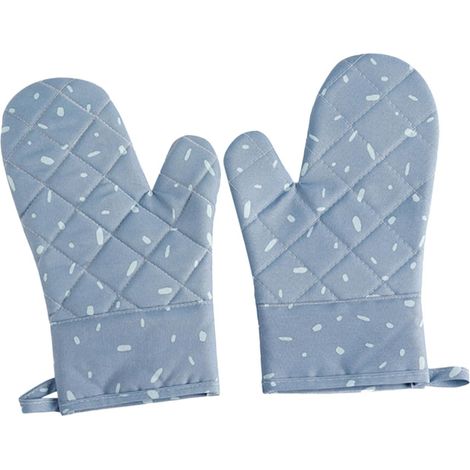 Moufles de Cuisine en Silicone Épaisses Résistantes la Chaleur Tissu Isolant Thermique pour Cuisson et Pâtisserie Haute Température (1/5)