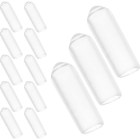 en caoutchouc transparent pour embouts de crochets (1/5)