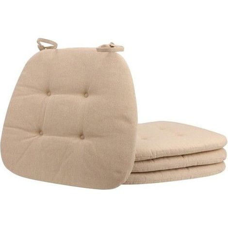 Coussins de chaise imperméables - Imperméable - Forme en U - Dimensions 43x41 cm - Lot de 4 - Épaisseur 5 cm (1/5)