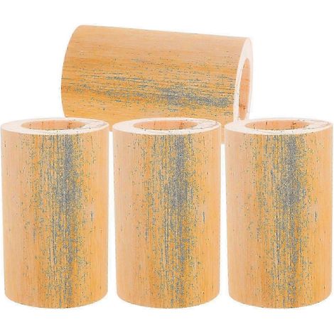 Quatre rehausseurs de lit robustes, adaptés pour surélever les meubles, compatibles avec les bureaux, les chaises, les canapés et les tables rehausseurs de chaise ronds, hauteur 25-26 pouces. (1/5)