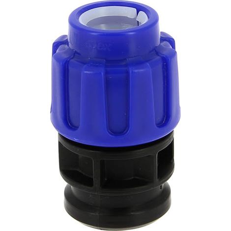 Raccord compression femelle 25mm – Pression 10 bars – Compatible tubes PEBD/PEHD – Pour distribution d'eau potable