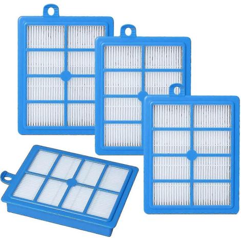 Filtre d'échappement de rechange pour aspirateurs Electrolux et Philips, lot de 4 (1/5)