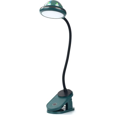 LED Leselampe Klemmbar, 2W Klemmleuchte USB Dimmbar mit Schwanenhals,Klemmlampe Leselampe Bett für Kinder, Makeup Light