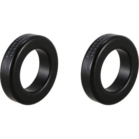 2X la Bobine D'Etouffement de Transformateur de Partie Le Noyau de Ferrite Toroidal AS225-125A Noir (1/5)