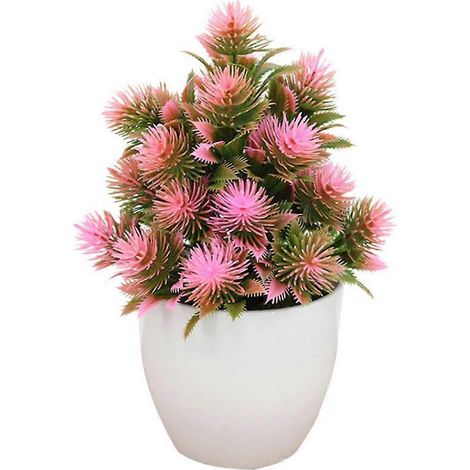 Yousheng Décoration d'intérieur 1 plante artificielle miniaturerose (1/5)
