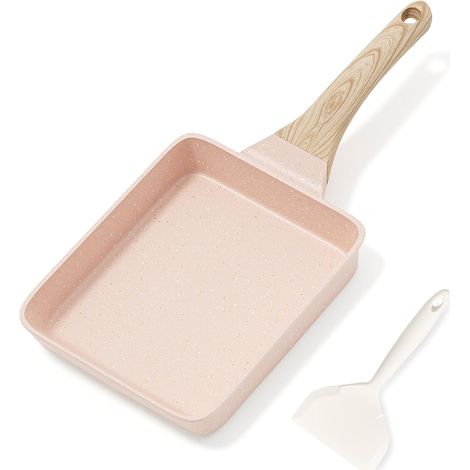 Tamagoyaki Non-Stick Omelette Pan, Induction with Granite Coating, PFOA Free, for Eggs, Pancakes, Breakfast and Camping (1/5)