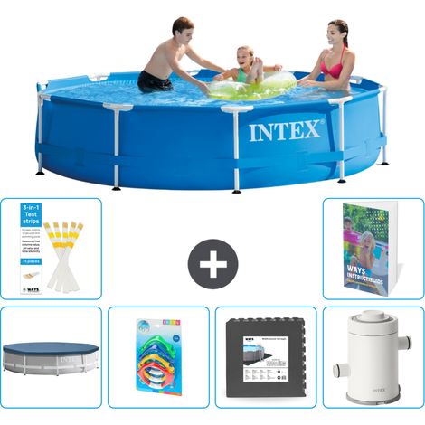 Frame Pool Rund - 305x76 cm - 7-teilig S143