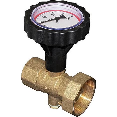 Robinet à boisseau spherique DN25 1" DN25 Femelle thermostatique pour compteur thermique