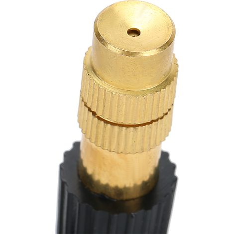 Juego de 10 boquillas atomizadoras con conector en T de 8/11 mm para riego de jardín. (1/5)