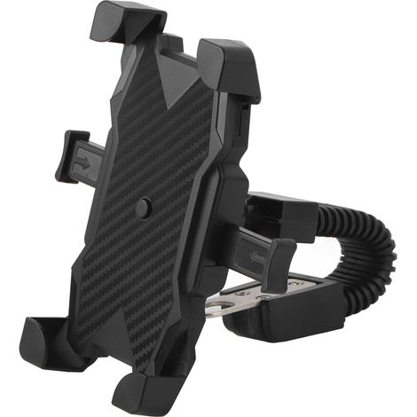 Support Moto Universel Téléphone Étui Réglable Angle Support Guidon pour Vélo Scooter Voiture Tricycle Électrique (1/5)