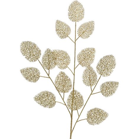 Ramo decorativo color Oro per decorazioni e composizioni di fiori h 88 cm (1/4)