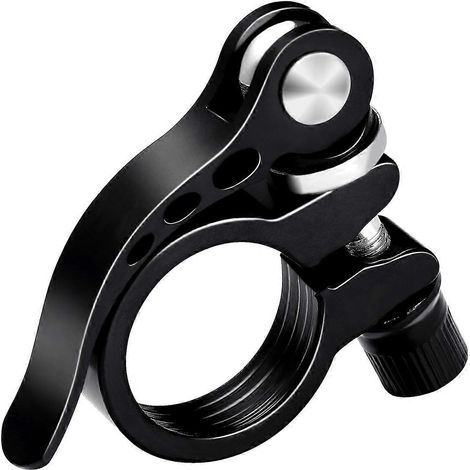 Collier de tige de selle à dégagement rapide pour vélo de ville, noir (1/5)