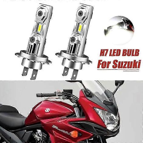 Ampoule LED blanche E1 30W H7 6000K 1PC pour phare de moto Suzuki Bandit GSF1250S GSF1250SA 2007-2009 (1/5)