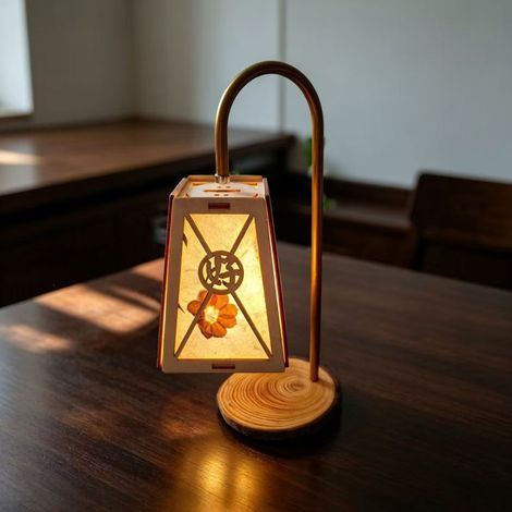Magnetic Rotating Lantern Tulip Night Light Ghost Light Christmas Lantern High-End Table Lamp Lantern Gift - Lantern for Lantern Festival