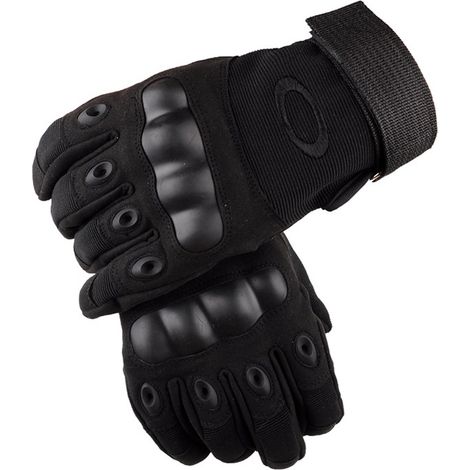1 paire Gants tactiques, cuir synthétique, ventilation printemps-été, adhérence renforcée, pour conduite vélo escalade boxe (1/5)