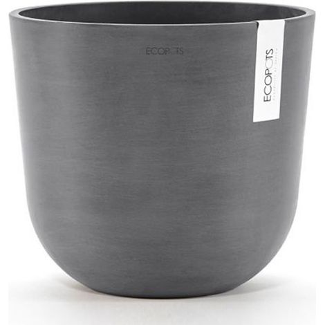 MINI VASO OSLO GRIGIO D 11XH9,6 ECOPOTS VASO DA FIORI