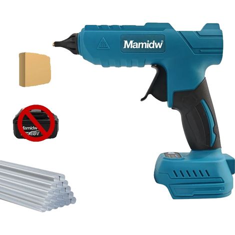 Pistolet à colle, design sans fil, buse anti-brûlure, Pas de batterie (1/2)
