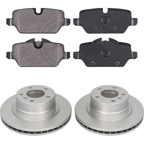 KIT FRENI POSTERIORI compatibile con BMW 3 (E90,E91,E92,E93) - DISCHI + PASTIGLIE OEM: FDB1806, FDB1807 / 17603 , 18197 , 17788 , 17660 /SOSTITUZIONE DIRETTA/BASSA POLVERE/SILENZIOSO