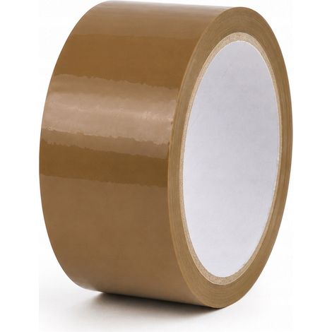 Ruban adhésif d'emballage RAFAEL 48 mm PP marron 45 m acrylique 1 pièce pour l'emballage de cartons (1/5)