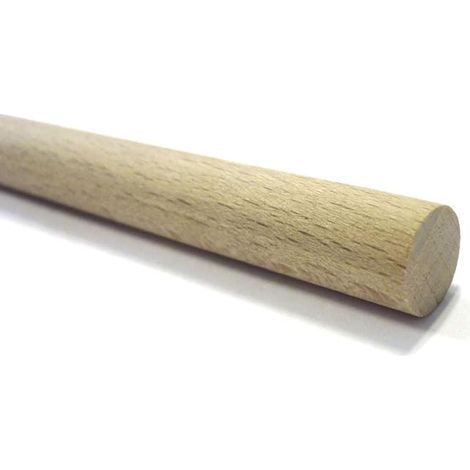 Wooden Rod Trunnion 30 cm Ø 12 mm (1/4)