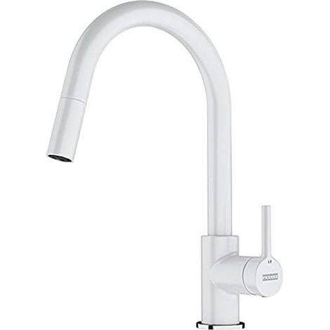 Franke Lina grifo de cocina blanco polar giratorio 150°