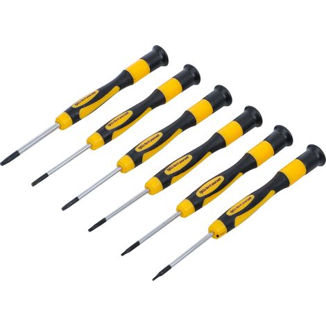 Diy 35808 Jeu de tournevis de précision profil T (pour Torx) 6 pièces (1/5)