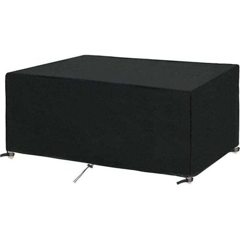 Housse salon de jardin 180x100x75 cm – Imperméable en tissu Oxford – Anti-UV, antigel, coupe-vent – Compatible avec tous types de mobilier (1/5)