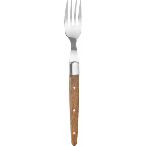 Fourchette à steak 210 mm - set de 6 dans une boîte cadeau - BOIS DE ROSE - Finedine (1/4)