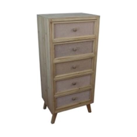 Chifonier Abeto Lino 48X35X105