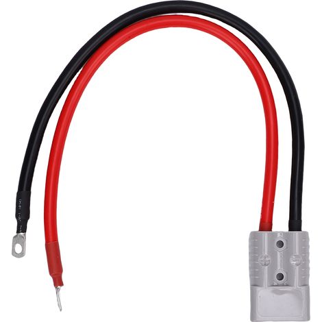Câble de connexion de chariot élévateur 175A pour connecteur Anderson, connexion de batterie, déconnexion, fil en silicone 4AWG 25 mm² avec borne SC25-8
