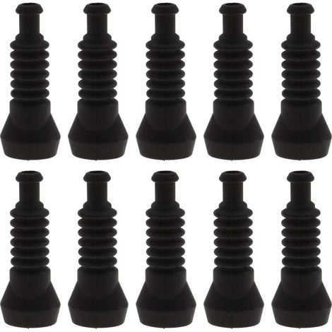 Lot de 30 manchons de protection étanches en silicone pour connecteurs de voiture à 2 voies, anti-poussière, pour câbles électriques de voiture