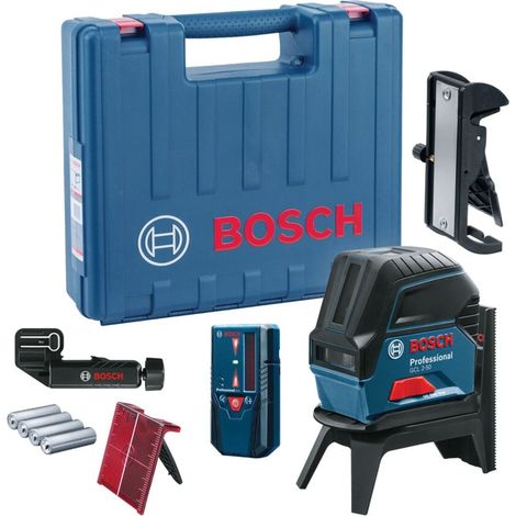 BOSCH GCL 2-50 + LR6 AA batteries Cross line laser