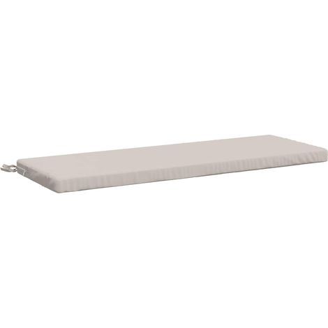 Coussin de banc SOEST 100 % polyester Blanc 100 x 40 x 5 cm vidaXL (1/5)