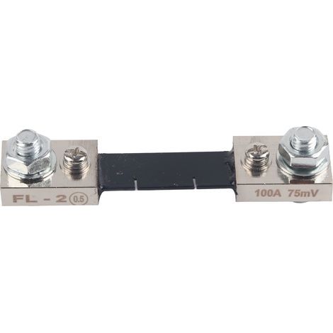 100A 75mV FL-2 Shunt-Widerstand für digitale und analoge Amperemeter, hochpräzise Strommessung (1/5)