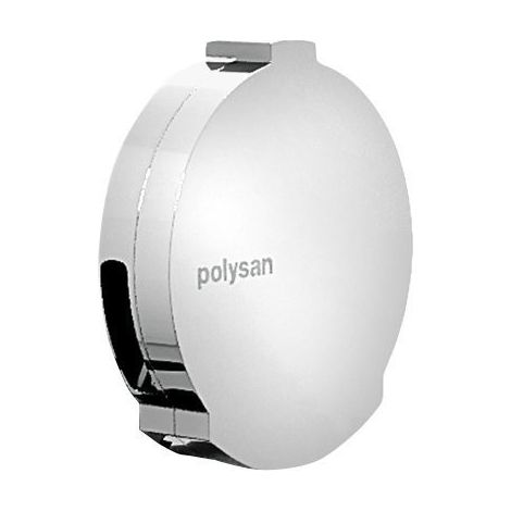 Poignée de commande pour déchets de bain avec trop-plein, chrome (1/2)