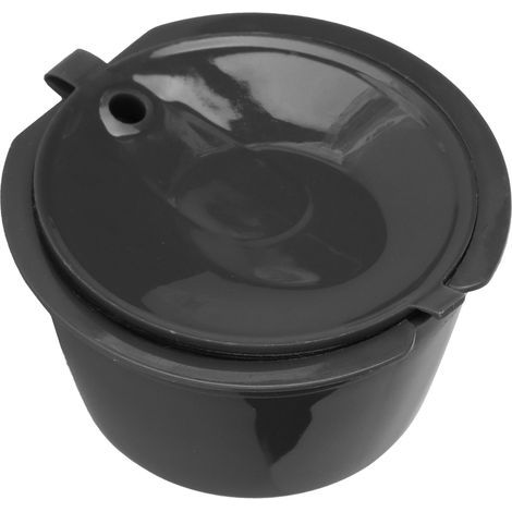 Filtre à café réutilisable pour capsules Dolce, tasse compatible machine à café, usage domestique et bureau, noir, 51-100ML (1/5)
