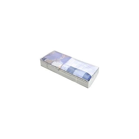 Sac de rangement sous lit avec fenêtre, grande capacité, anti-poussière, respirant, gris – (1/5)