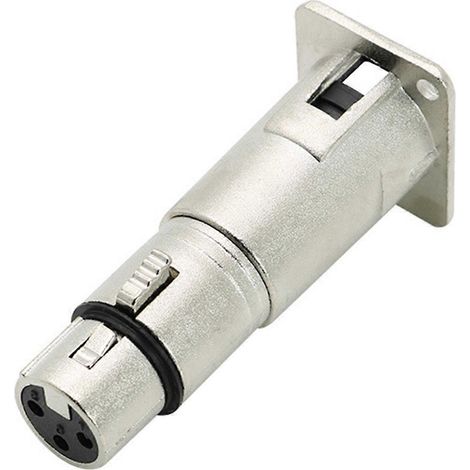 Connecteur métallique XLR mâle vers XLR femelle à trois conducteurs de type D (1/5)
