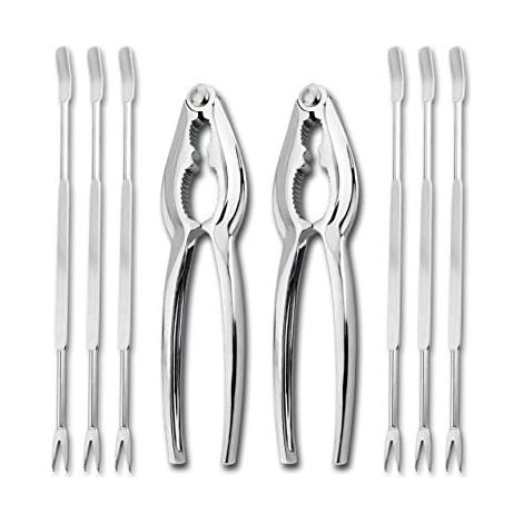 Set d’outils pour fruits de mer avec fourchettes et pinces, accessoires de cuisine (1/5)