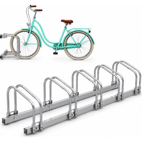 AREBOS Fahrradständer Aufstellständer Radständer Fahrradhalter Fahrrad Garage (1/5)