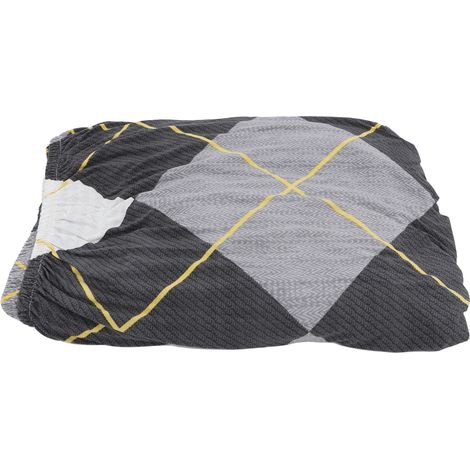 Housse de canapé élastique universelle pour salon, housse extensible de protection pour meubles, motif quadrillé (1/5)